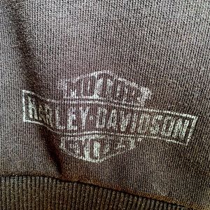Ladies fleece lined Harley Davidson sweatshirt